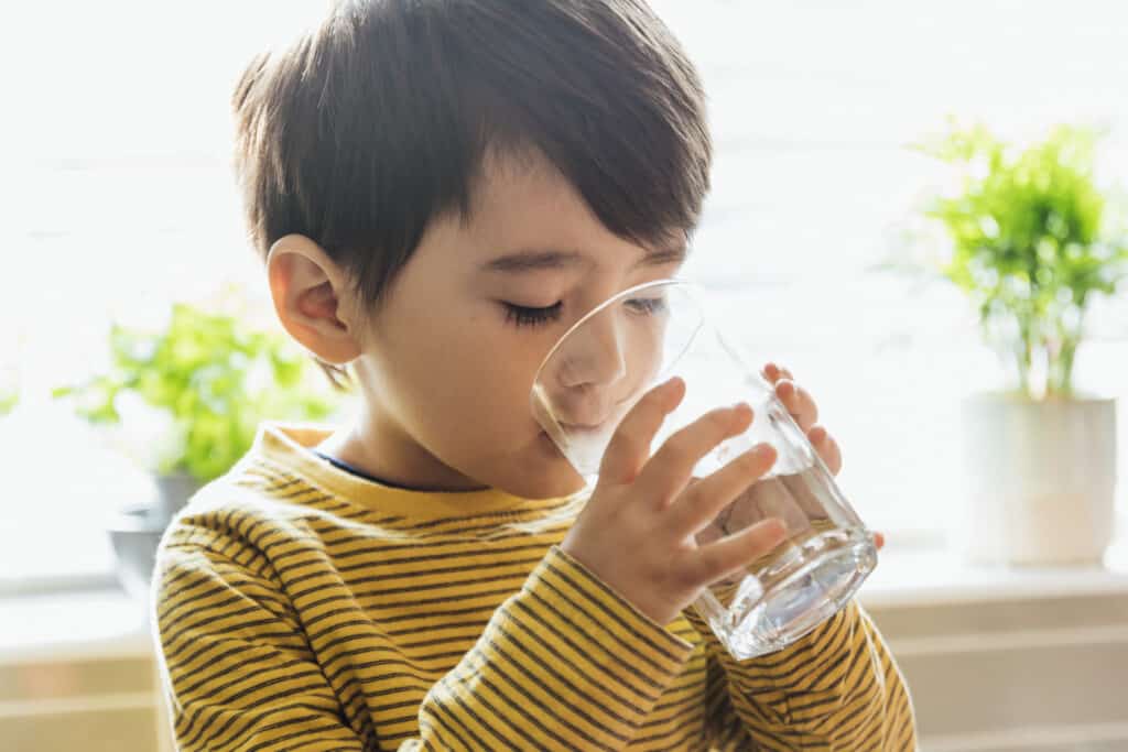drinking water