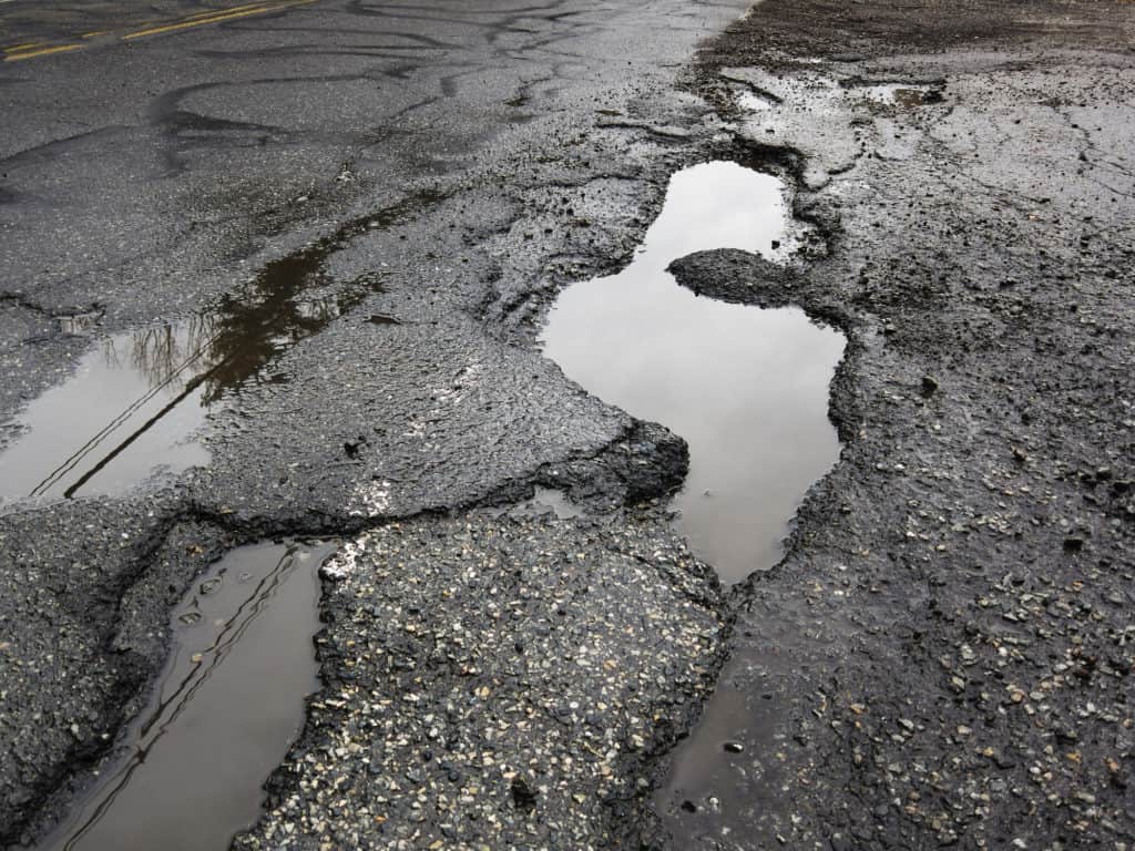 potholes