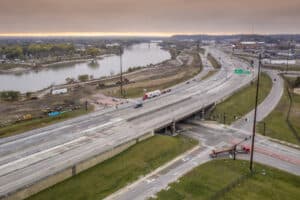 The I-29 project unified the downtown