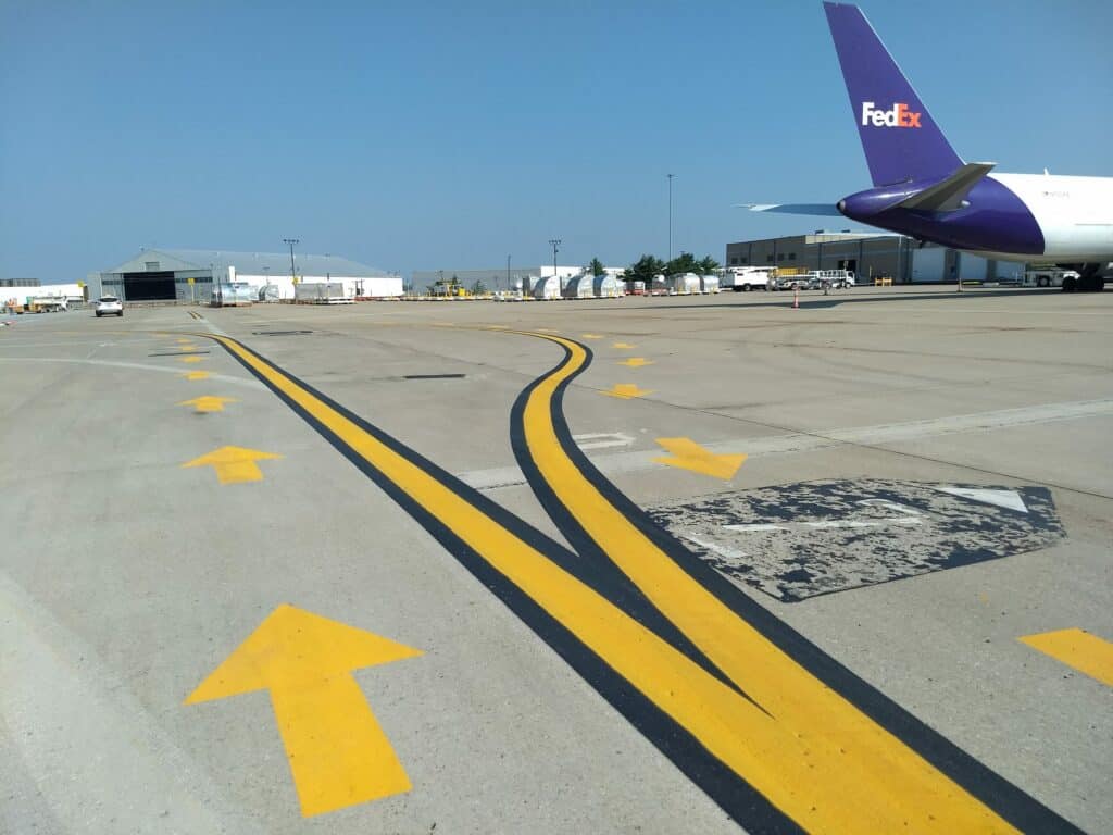 completed taxiway