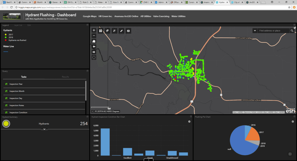 Utilities GIS services, Anamosa, IA
