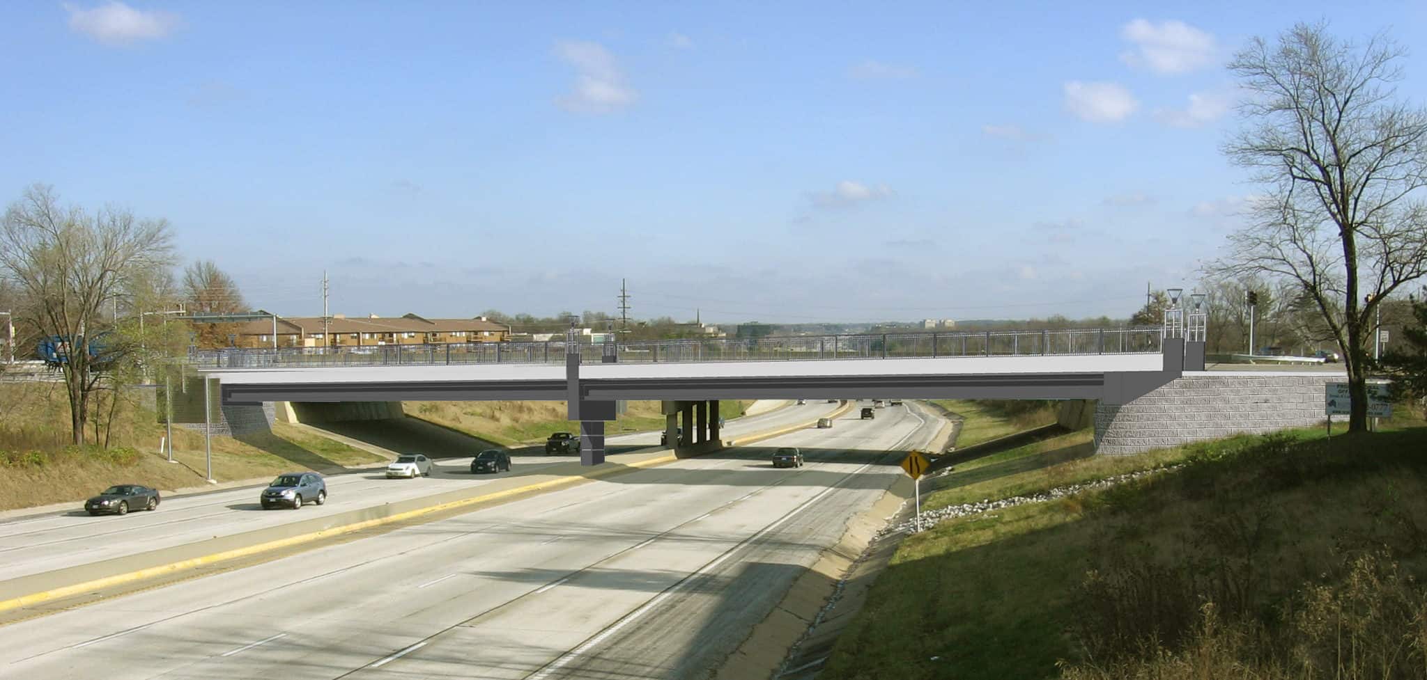 A rendering of the proposed bridge updates.