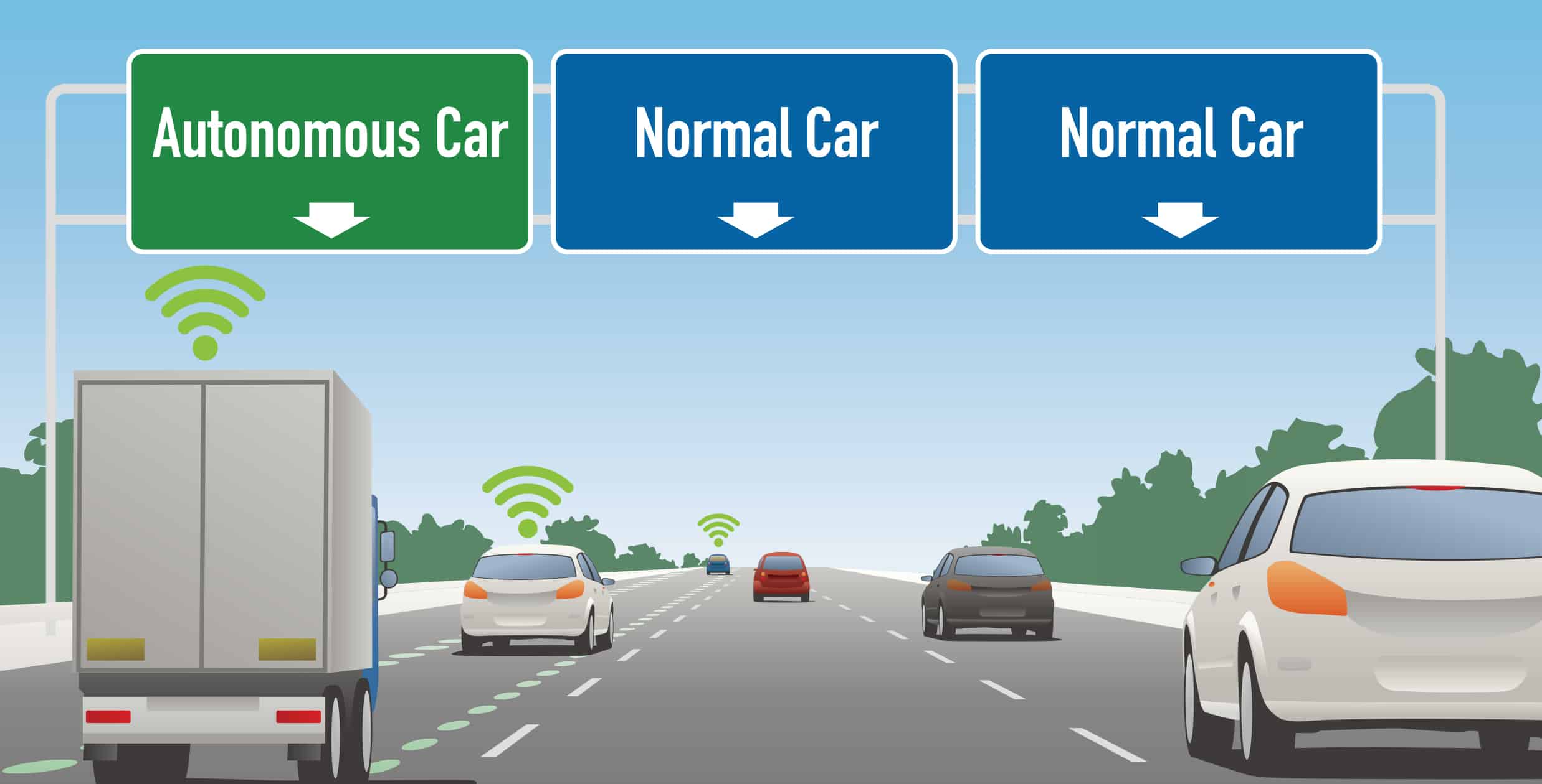 Goodbye, Parking Garages. Hello, Dedicated Driverless Lanes.