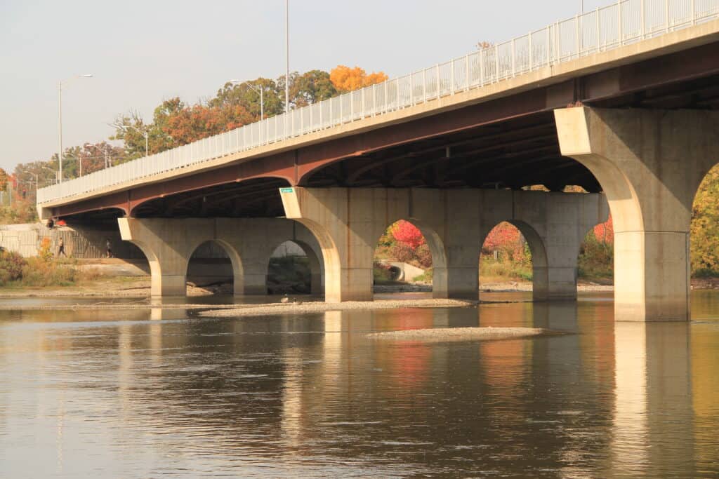 Sullivan Road Bridge over the Fox River - Aurora, IL