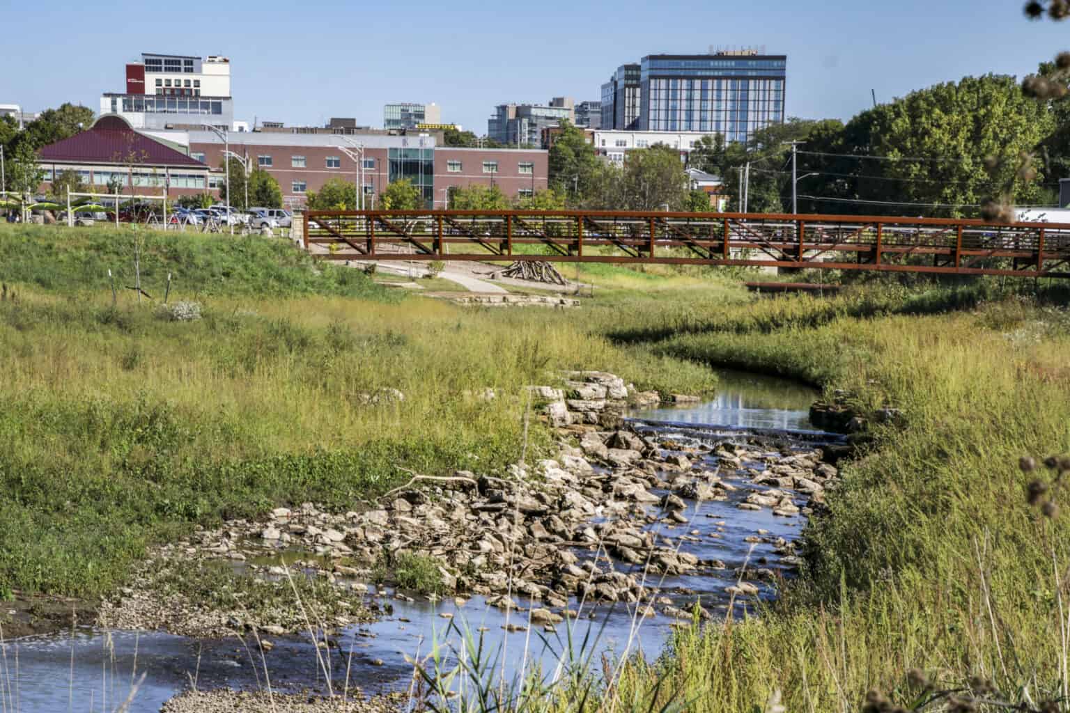 creek flood drainage