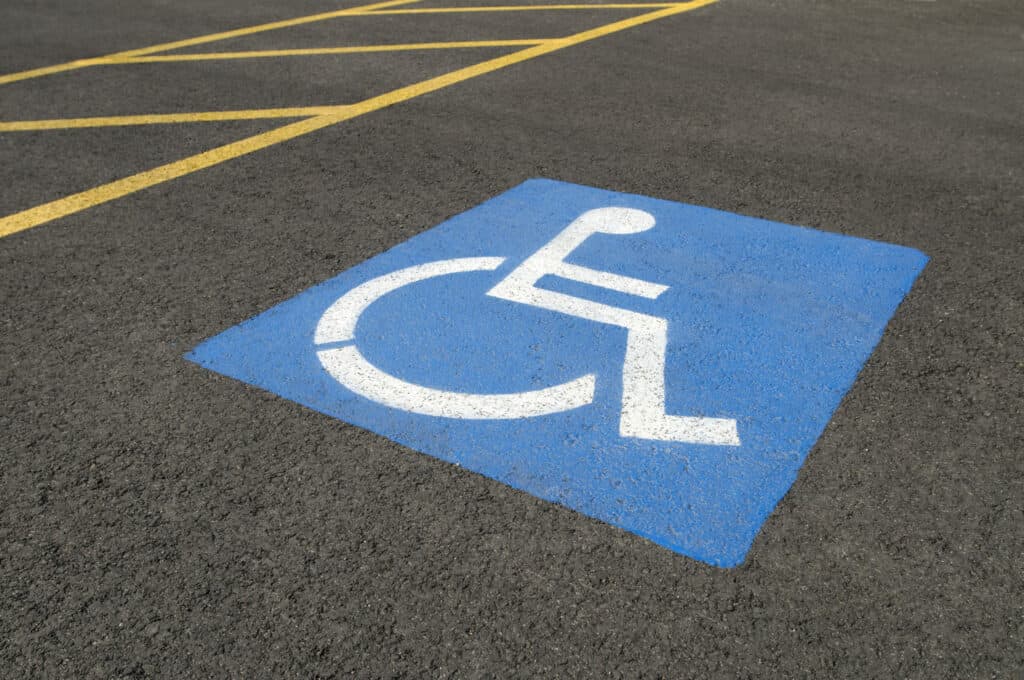 Illinois Accessibility Code - handicap parking space