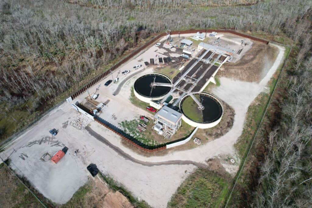 The Wastewater Treatment Plant is protected from future floods.