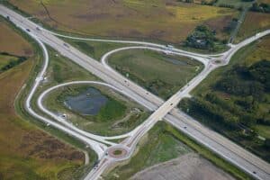 McHenry County interchange earthwork