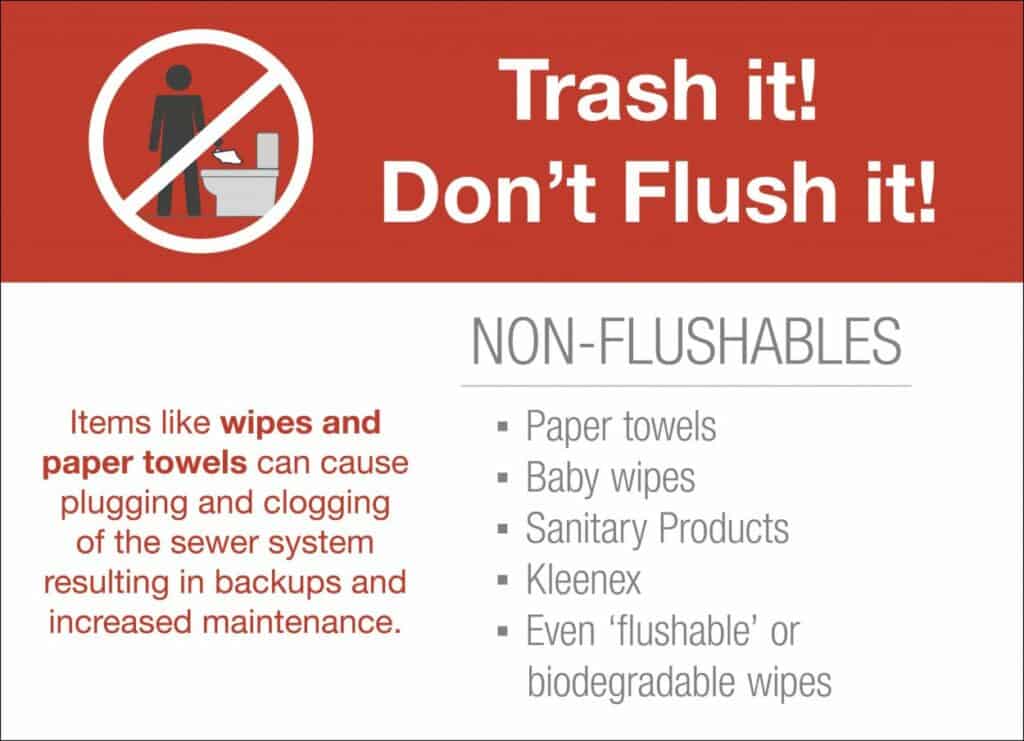 Trash It Don't Flush it