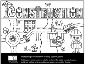 Construction Coloring Page.