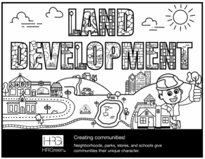 Land Development Coloring Page