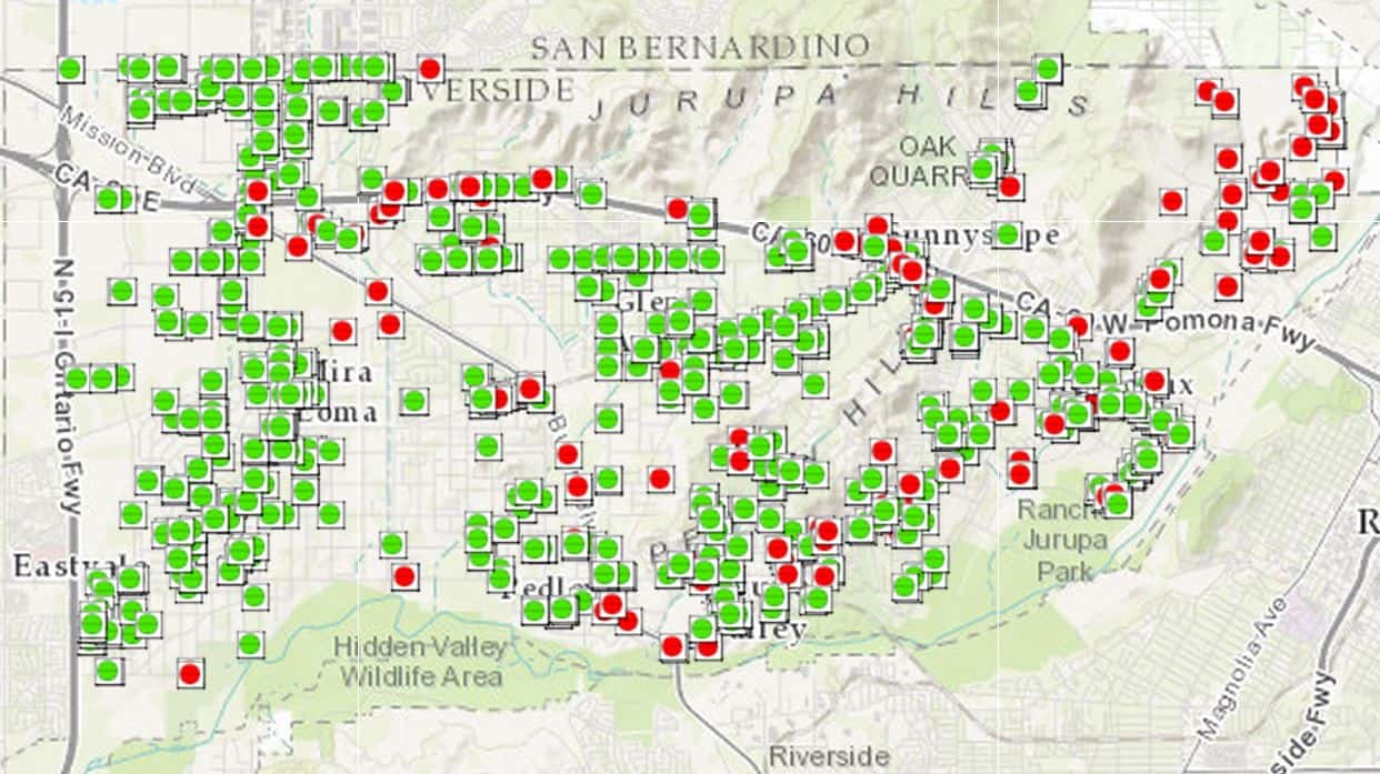 Jurupa Valley inlet mapping