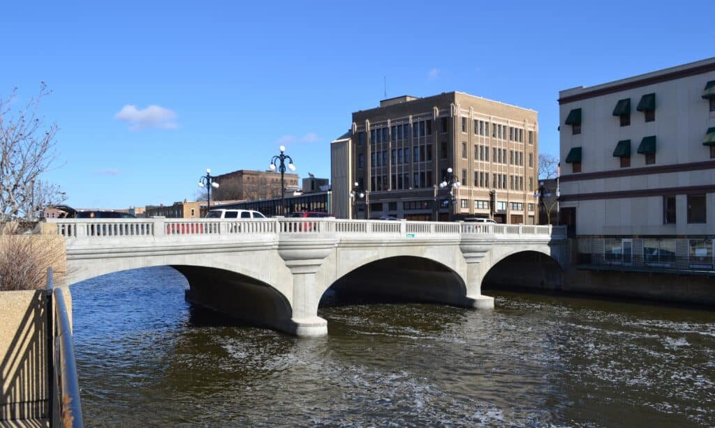 Downer Place Bridge in Aurora