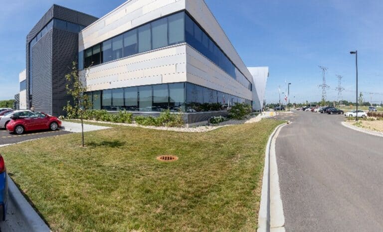 Will County Public Safety Complex façade.