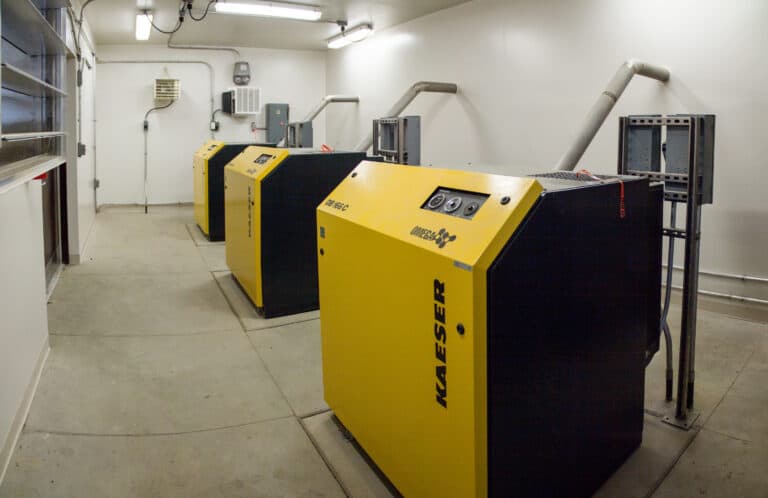 The Newhall wastewater treatment system improvements included interior upgrades.