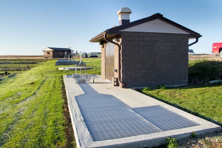 The Newhall wastewater treatment system improvements.