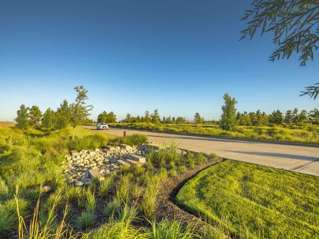 bridgeland creek parkway green stormwater system