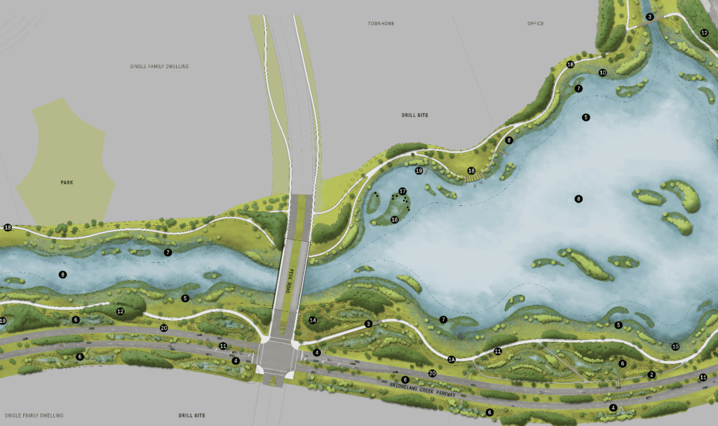 bridgeland creek parkway LID plan