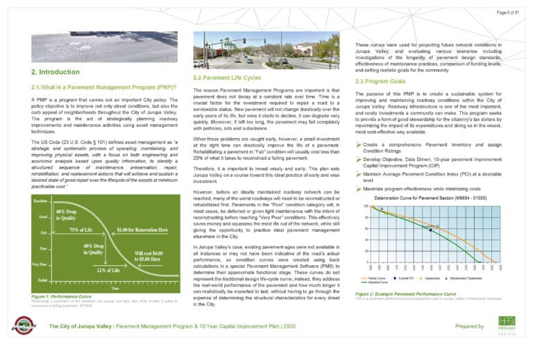 Jurupa Valley Pavement Management