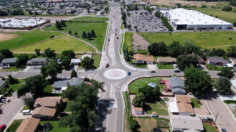 fountain mesa roundabout