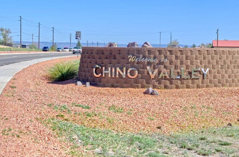 AZ Chino Valley welcome sign